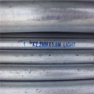 Galvanized steel pipe for greenhouse frame