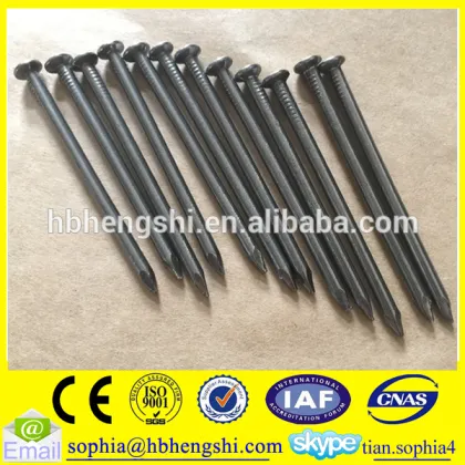 black steel nails/iron nails