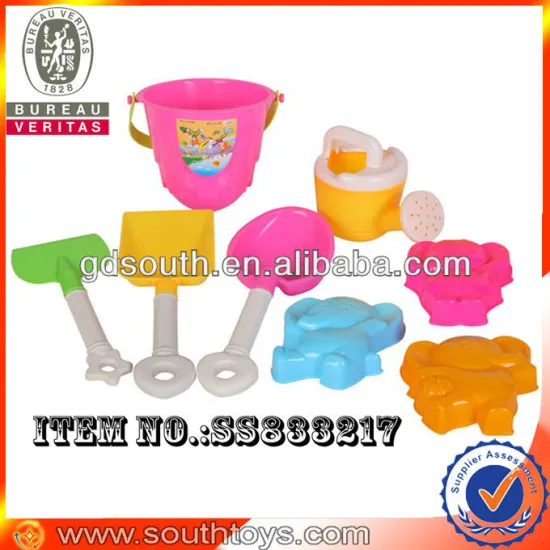 children plastic sand beach bucket toy