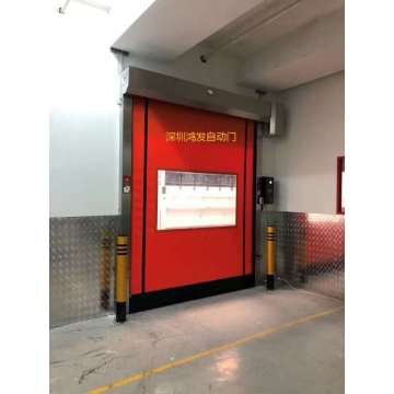 Self-healing Zipper PVC Curtain Fast Roll Up Door