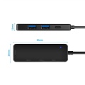 Adaptateur de concentrateur USB C 4 en 1 Dock