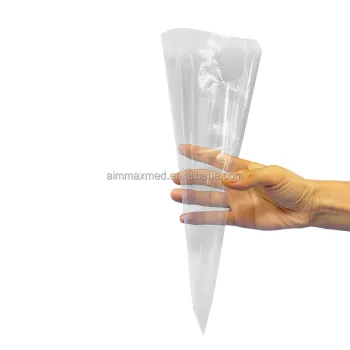 Disposable Plastic Icing Bags and Piping Tips for Pastry Decorating