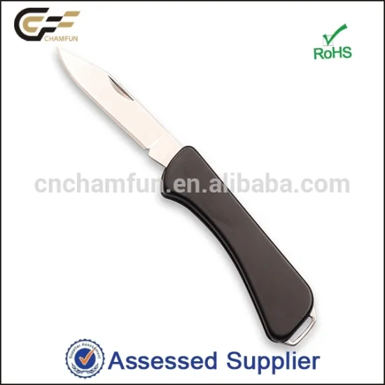 Single Blade Plastic Handle Tactical Survival Folding Knife with Stainless Steel Hanger Hole