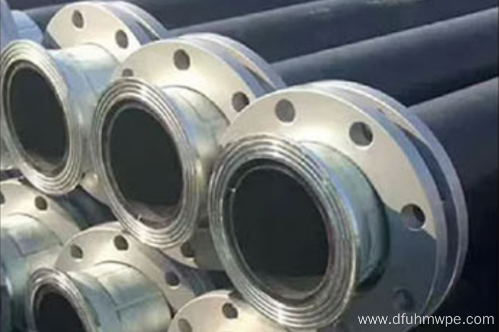 HDPE connection mode of steel compression fittings
