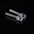 8mm RGB LED Bullet Top Clear Lens 10-gelar