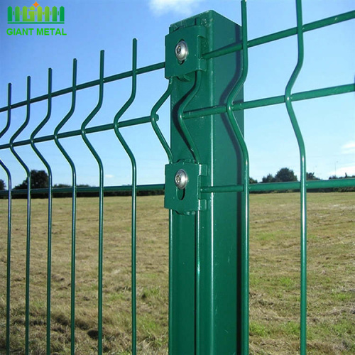 PE coated Galvanized 3D bending fence for sale