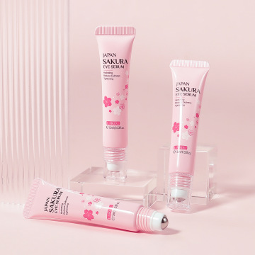 Siero del rullo oculare organico con vit c, niacinamide e acido ialuronico per il viso