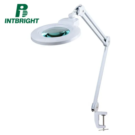 Standing Magnifying LED Lamp for Nail Salons and Hospitals