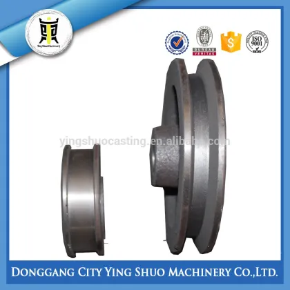 Casting Technics iron flat belt pulley