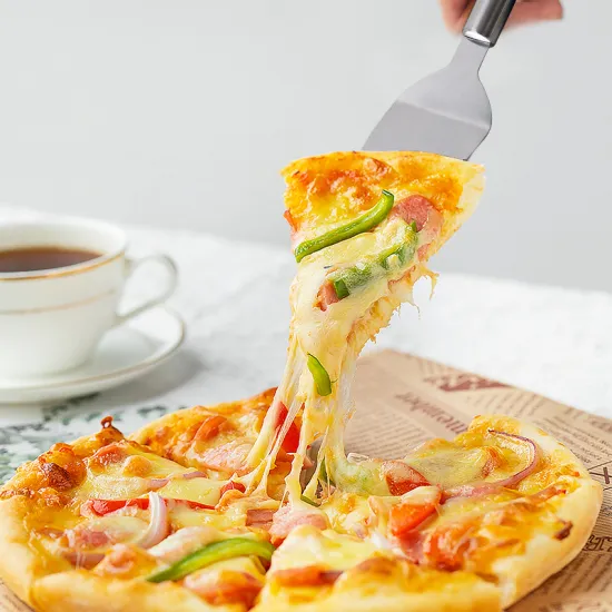 Triangle Shape Pizza Cutter Stainless Steel Triangle Shape Cake Shovel Baking Tools Set