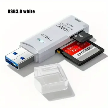 2-in-1 USB 3.0 SDカードリーダー - 高速データ転送