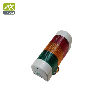 4-Tier Wall Mount LED Signal Tower DC24V with Red, Amber, Green, Blue Lights WME-402DFB-RYGB