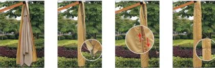 Custom Logo Outdoor Parasol Umbrellas and Cantilever Garden Umbrellas