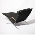 Modern mid-century leather fk87 grasshopper lounge chair