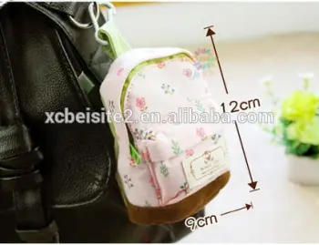 cy276 Fashion Cute Mini Schoolbag Design Coin Purse Children Pencil Case Women Cosmetic Bag Key storage Bag