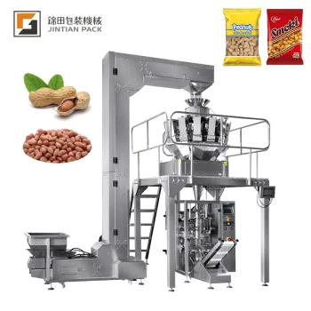 Customized Full Automatic Dry Edamame Salt Roasted Soya Bean Snack Packaging Machine