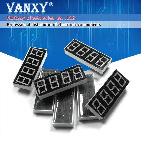 5pcs Digital tube segment common Cathode Red 4 Bit digital Tube 0.56 inch Red LED Display HS420561K-32