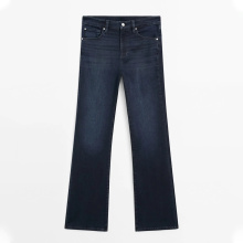 Women's casual-style high-waisted skinny flared jeans