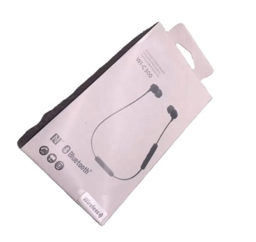 Spor için Derin Bass Orijinal WI-C300 Kablosuz Kulaklık, BT5.0 Sıralı Kontrol Handfree Boyun Bandı Kulaklık