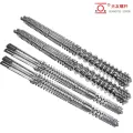 Nitrided o bimetallic twin screw barrel para sa extruder machine