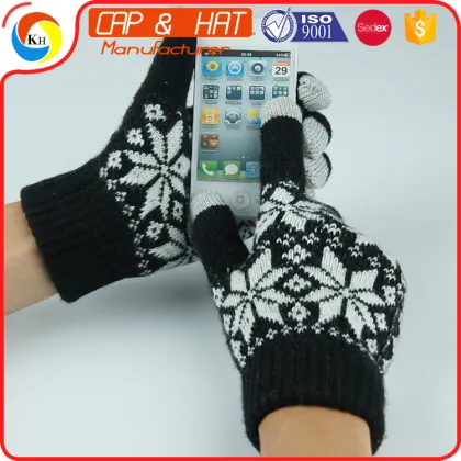 smartphone gloves/ touch screen gloves/ knitted bluetooth gloves/E touch screen gloves/custom knitted gloves/outdoor touch glove