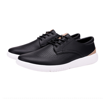 KBY Breathable PU driving Sport Shoes Black  Brown