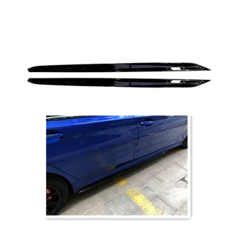 Gloss Black Side Skirts for BMW G20 3 Series 2019-2021