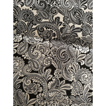 Black&White Rayon Challis 30S Light Printing Fabric