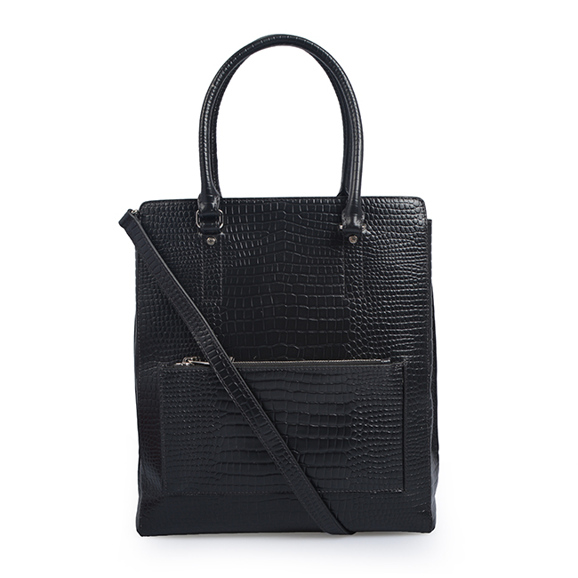 Premium Genuine Crocodile Leather Office Lady Tote Bag