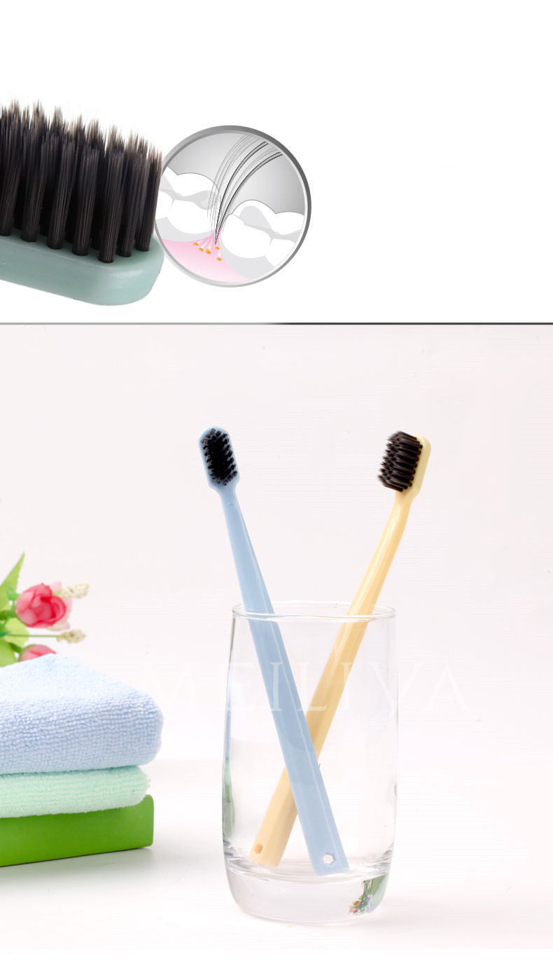 Bamboo Charcoal Soft Toothbrush 