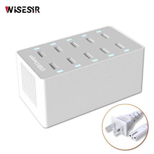 Power 50W 10 USB Desktop Charger Station