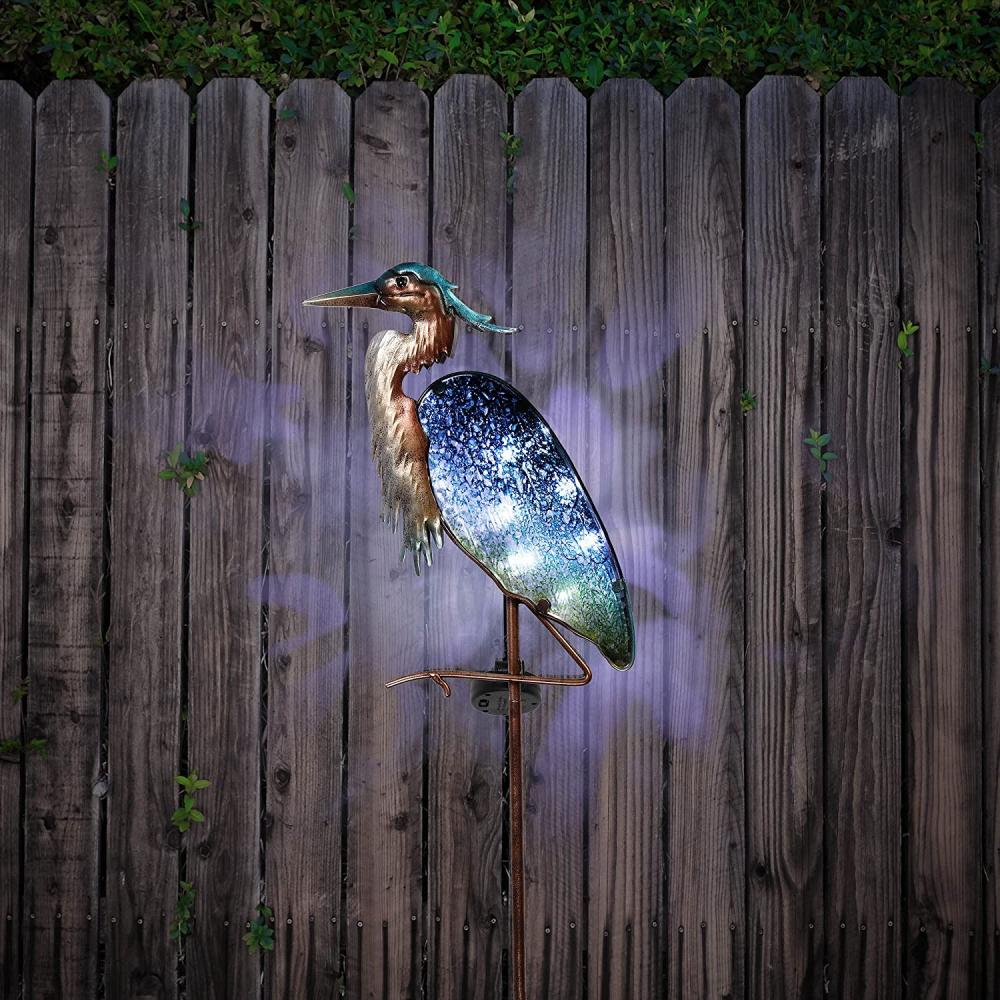 Blue Heron Solar Garden Lampen