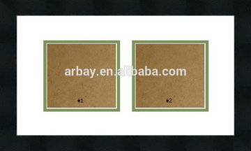 Wholesale 11x14" a4 mat board with 25 width black picture framing