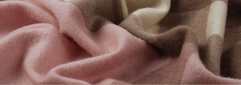 90% Wool 10% Cashmere Woven Throw -7