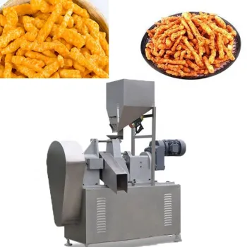 Automatic Fried Cheetos Food Cheese Curls Production Line Machine