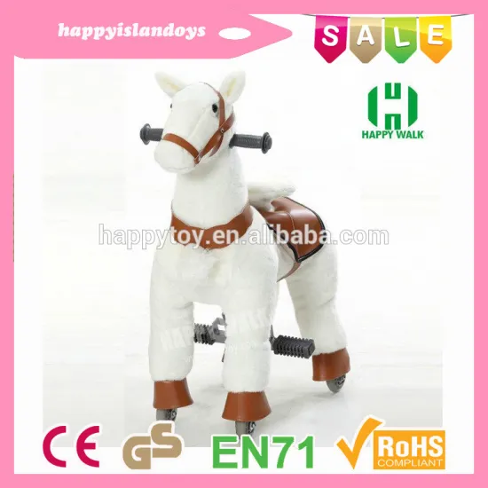 HI CE plastic mechcanical ride on hot wheels riding horse scooter toy