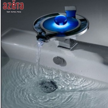 China Fashion  Single Lever Colourful Led Basin Tap
