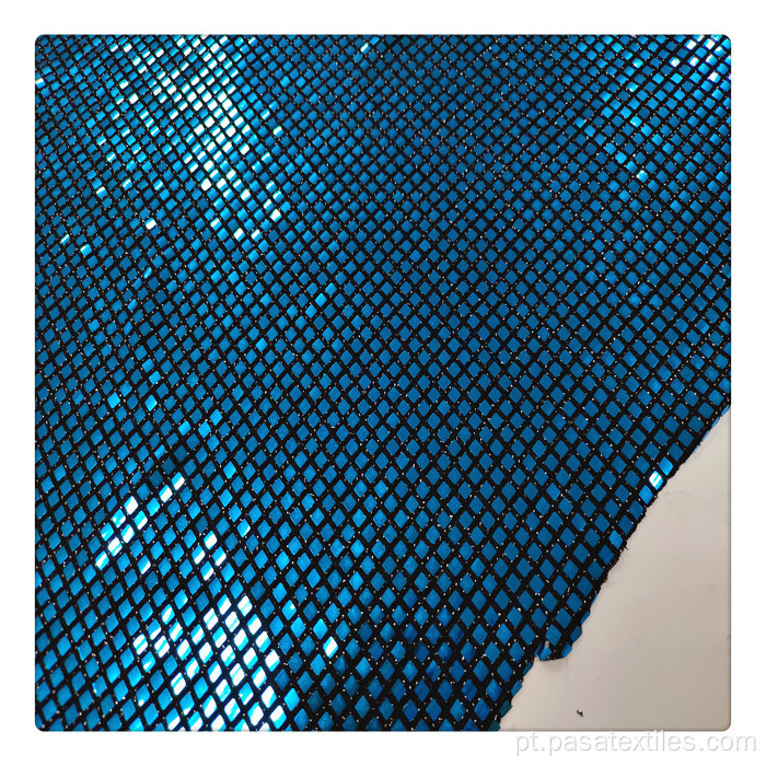 lenço de lenço de lenço de luxo listras de tecido de tecido lantejas glitter lantejas de tecido de tecido teal azul