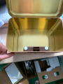 Magnetic Treasure Box Öppnad av magnetisk stickanpassad leksakshantverkscontainer
