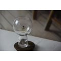 hand blown gin balloon glass custom logo