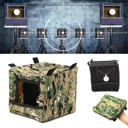 Camo Foldable Slingshot Target Box: Recyclable Shooting Case