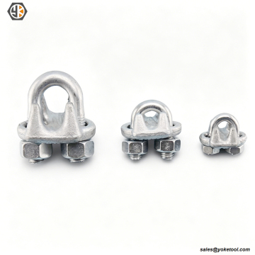 Carbon Steel Drop Forged Wire Rope Clip for Poleline Hardware