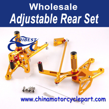 For Yamaha 2007 2008 YZF R1 CNC Adjustable Foot Pegs Gray FARYA004-B