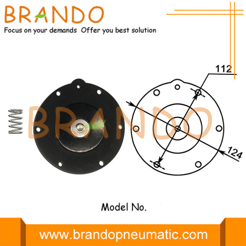 K4502 M2162 K4504 M2187 1-1 / 2 &#39;&#39;펄스 밸브 다이어프램