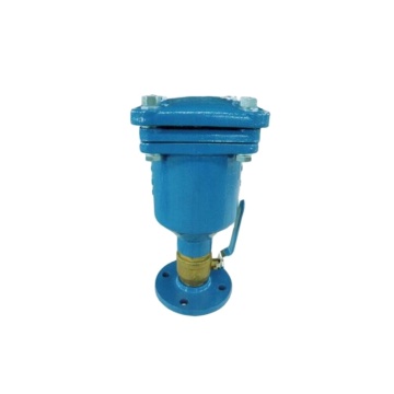 Ductile cast iron Single large orifice air release valve with isolation valve