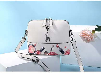 With a single shoulder shell bag