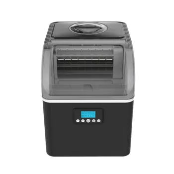 2023 Industrial Automatic Portable Electric Ice Cube Maker Machine - Square Cubes with Powerful Compressor