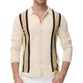 Men's Lapel Neck Sweater Slim Fit