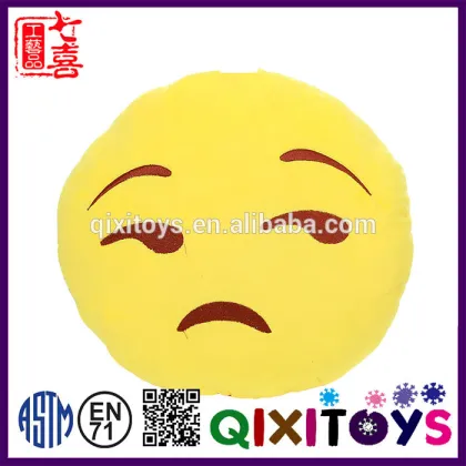 Unique design d emoji sunglass emoji cushion poo pillow