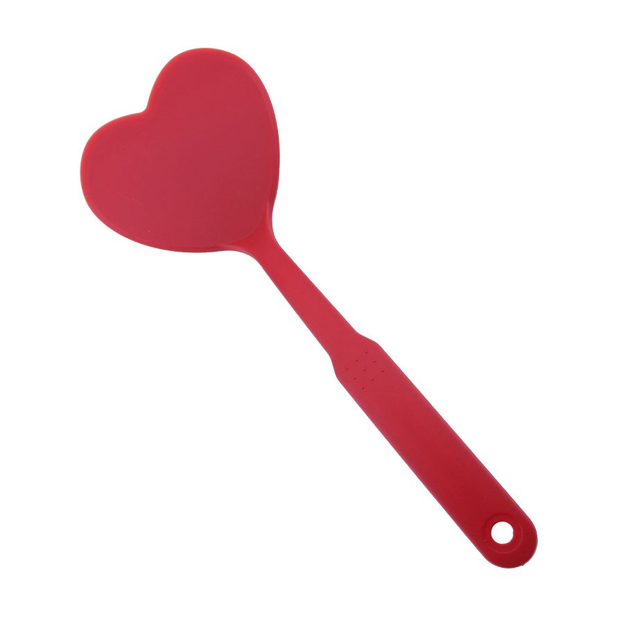 kitchen funny face nylon slotted butter spatula